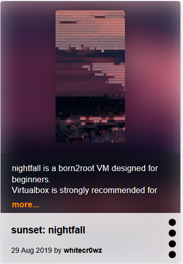 nightfall